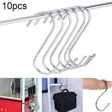 Load image into Gallery viewer, 10pcs 3mm Multi-functional S-shaped Stainless Steel Metal Hook, Length: 7cm, 7cm