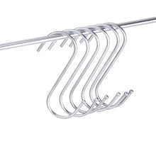 Load image into Gallery viewer, 10pcs 3mm Multi-functional S-shaped Stainless Steel Metal Hook, Length: 7cm, 7cm