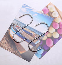 Load image into Gallery viewer, 10pcs 3mm Multi-functional S-shaped Stainless Steel Metal Hook, Length: 7cm, 7cm