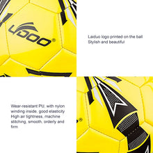 Load image into Gallery viewer, 21.5cm PU Leather Sewing Wearable Match Football, 21.5cm Fluorescent Blue, 21.5cm, 21.5cm Fluorescent Pink, 21.5cm Orange, 21.5cm Yellow, 21.5cm Green, 21.5cm Red, 21.5cm Blue