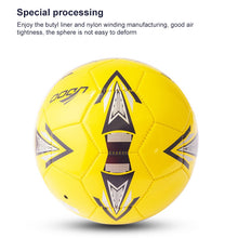 Load image into Gallery viewer, 21.5cm PU Leather Sewing Wearable Match Football, 21.5cm Fluorescent Blue, 21.5cm, 21.5cm Fluorescent Pink, 21.5cm Orange, 21.5cm Yellow, 21.5cm Green, 21.5cm Red, 21.5cm Blue