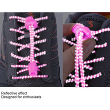 Load image into Gallery viewer, AONIJIE Unisex Adjustable Elastic Reflective Sports Lace Quick Lock Shoelace