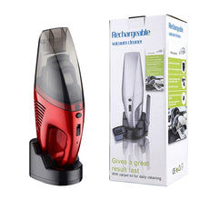 Load image into Gallery viewer, 60W Rechargeable Car Household Portable Handheld Wireless Dry Wet Used Vacuum Cleaner, EU Plug, 60W