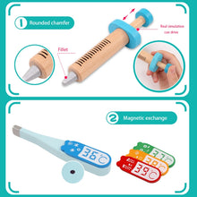 Load image into Gallery viewer, Wooden Child Early Learning Puzzle Doctor Role Playing Game Toy Bag Set