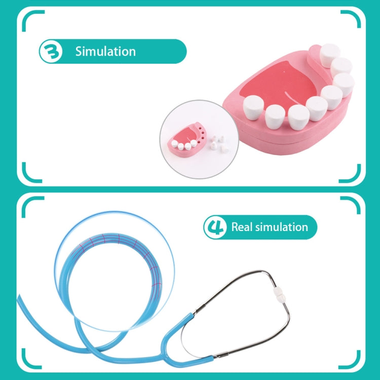 Wooden Child Early Learning Puzzle Doctor Role Playing Game Toy Bag Set