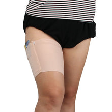 Load image into Gallery viewer, Women Solid Color Silicone Antiskid Non-slip Thigh Sock Anti Chafing Elastic Bands with Card Mobile Phone Bag, Size: 50-55cm, Size: 50-55cm