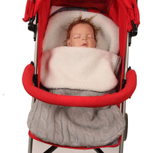 Load image into Gallery viewer, Thick Baby Swaddle Wrap Knit Envelope Sleeping Bag Newborn Infant Warm Bands Indoor Infant Stroller Sleeping Bag