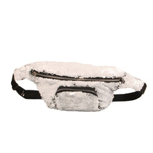 Load image into Gallery viewer, Sequins Waist Bag Double Color Makeup Bag Mermaid Purses Chest Pack Women Girl Travelling Mobile Phone Bag