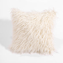 Load image into Gallery viewer, Velvet Long Plush Pillow Cover Popular Square Furry Cover Home Bed Room Decoration Pillowcase, Size: 45 x 45cm