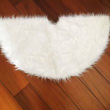 Load image into Gallery viewer, Christmas Tree Plush Skirt White Round Ornament Decoration, Diameter: 90cm, 90cm