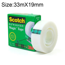 Load image into Gallery viewer, Scotch 810 Magic Invisible Tape Transparent Writing Repair Traceless Copying Tape, Size: 33m x 19mm, Size: 33m x 19mm