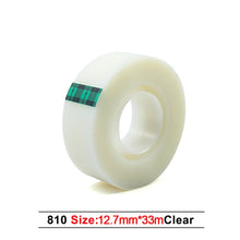 Load image into Gallery viewer, Scotch 810 Magic Invisible Tape Transparent Writing Repair Traceless Copying Tape, Size: 33m x 19mm, Size: 33m x 19mm