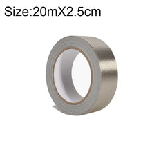 Load image into Gallery viewer, Plain Weave Double-sided Conductive Cloth Adhesive Cloth Single Sided Adhesive EMI Shielding Button Repairs, Size: 20m x 2.5cm, Size: 20m x 2.5cm