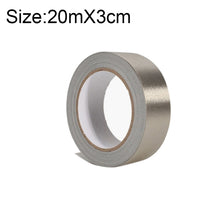 Load image into Gallery viewer, Plain Weave Double-sided Conductive Cloth Adhesive Cloth Single Sided Adhesive EMI Shielding Button Repairs, Size: 20m x 3cm, Size: 20m x 3cm