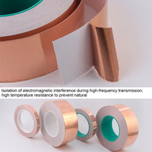 Load image into Gallery viewer, Pure Copper Double-sided Conductive Copper Foil Tape Signal Masking Tape, Size: 20m x 15mm, Size: 20m x 15mm