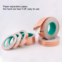 Load image into Gallery viewer, Pure Copper Double-sided Conductive Copper Foil Tape Signal Masking Tape, Size: 20m x 30mm, Size: 20m x 30mm