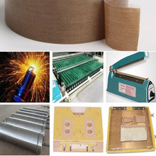 Load image into Gallery viewer, Teflon High Temperature Resistant Cloth Tape Sealing Machine Heat Insulation Tape, Size: 10m x 30mm, Size: 10m x 30mm