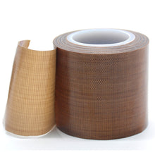 Load image into Gallery viewer, Teflon High Temperature Resistant Cloth Tape Sealing Machine Heat Insulation Tape, Size: 10m x 50mm, Size: 10m x 50mm