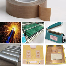 Load image into Gallery viewer, Teflon High Temperature Resistant Cloth Tape Sealing Machine Heat Insulation Tape, Size: 10m x 13mm, Size: 10m x 13mm