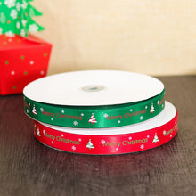 Load image into Gallery viewer, Christmas Gift Box Flowers Packing Coloured Ribbon , Size: 91m x 2cm, Coloured Ribbon