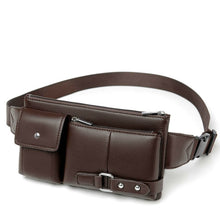 Load image into Gallery viewer, Universal Outdoor Men Shoulder Messenger Bags Retro Men Waist Bag, Size: S (24.5cm x 13cm x 1cm)
