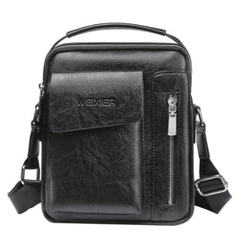 Universal Fashion Casual Men Shoulder Messenger Bag Handbag, Size: L (24cm x 20cm x 6cm)
