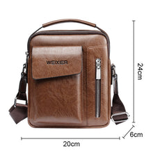 Load image into Gallery viewer, WEIXIER Universal Fashion Casual Men Shoulder Messenger Bag Handbag, Size: L (24cm x 20cm x 6cm)