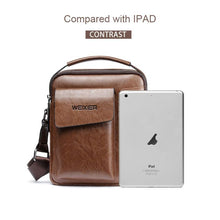 Load image into Gallery viewer, WEIXIER Universal Fashion Casual Men Shoulder Messenger Bag Handbag, Size: L (24cm x 20cm x 6cm)
