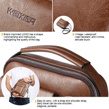 Load image into Gallery viewer, WEIXIER Universal Fashion Casual Men Shoulder Messenger Bag Handbag, Size: L (24cm x 20cm x 6cm)