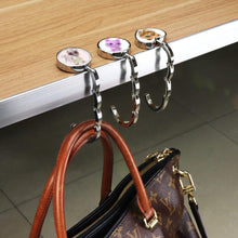 Load image into Gallery viewer, 5 PCS Round Folding Hook Bag Hanger, Length:10.1cm, Random Color Delivery, Bag Hanger