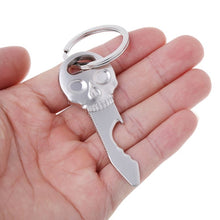 Load image into Gallery viewer, 5 PCS Multi-function Skull Bottle Opener Key Chain Car Key Pendant, Size: 6.8x2.8cm, Skull shape