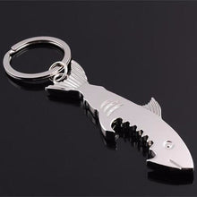 Load image into Gallery viewer, 5 PCS Multi-function Shark Bottle Opener Key Chain Car Key Pendant, Size: 13.5x3cm, Shark shape