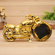Load image into Gallery viewer, Cartoon Motorcycle Alarm Clock Bedroom Plastic Pointer Alarm Clock, Size: 23*13*6cm, Gold, Gold, Red, Black, Gold, Black
