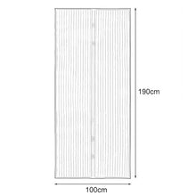 Load image into Gallery viewer, Magnetic Door Curtain Mosquito-proof Screen Door Curtain, Size:190x100cm, Size:190x100cm(Black), Size:190x100cm(Coffee), Size:190x100cm(Beige), Size:190x100cm(White)