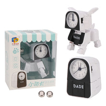 Load image into Gallery viewer, Mini Manual Child Deformation Alarm Clock Robot Toy