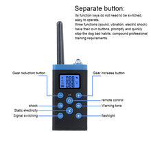 Load image into Gallery viewer, PaiPaitek Automatic Anti Barking Collar Pet Training Control System + Electric Shock PU Leather Collar for Dogs, PD525