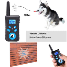 Load image into Gallery viewer, Automatic Anti Barking Collar Pet Training Control System + Electric Shock PU Leather Collar for Dogs, PD520