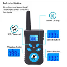 Load image into Gallery viewer, Automatic Anti Barking Collar Pet Training Control System + Electric Shock PU Leather Collar for Dogs, PD520