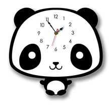 Load image into Gallery viewer, Creative Home Office Bedroom Decoration Panda Swing Acrylic Wall Clock, Panda Swing Acrylic Wall Clock