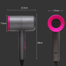Load image into Gallery viewer, High-power Anionic Cold Hot Air Constant Temperature Hair Dryer, EU Plug, EU Plug (Red + Black) +3, EU Plug (Red + Grey) +3