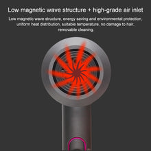 Load image into Gallery viewer, High-power Anionic Cold Hot Air Constant Temperature Hair Dryer, EU Plug, EU Plug (Red + Black) +3, EU Plug (Red + Grey) +3
