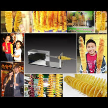 Load image into Gallery viewer, Stainless Steel Electric Tornado Potato Tower Crane, EU Plug, Electric