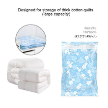 Load image into Gallery viewer, Space Saving Orchids Pattern Vacuum Storage Bag, Thinken Quilts Clothing Vacuum Seal Storage Bag, Size: 80*110 cm, Size: 80*110 cm