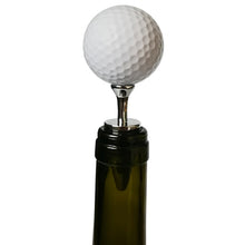 Load image into Gallery viewer, Golf + Tee Shape Red Wine Bottle Stopper, Size: 10 x 4.2cm, Golf + Tee Stopper