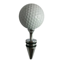 Load image into Gallery viewer, Golf + Tee Shape Red Wine Bottle Stopper, Size: 10 x 4.2cm, Golf + Tee Stopper