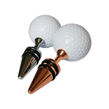 Load image into Gallery viewer, Golf + Tee Shape Red Wine Bottle Stopper, Size: 10 x 4.2cm, Golf + Tee Stopper