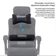 Load image into Gallery viewer, RC-10-1 Computer Chair Office Chair Home Esports Net Cloth Lifted Rotated Footrest Reclining Chair with Aluminum Alloy Feet, With Aluminum Alloy Feet/Footrest