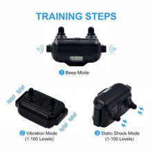 Load image into Gallery viewer, 880-2 800 Yards Rechargeable Remote Control Collar Dog Training Device Anti Barking Device, 880-2 Black Black, 880-2 Black+Orange