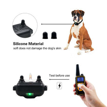Load image into Gallery viewer, 880-2 800 Yards Rechargeable Remote Control Collar Dog Training Device Anti Barking Device, 880-2 Black Black, 880-2 Black+Orange