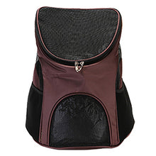 Load image into Gallery viewer, Portable Folding Nylon Breathable Pet Carrier Backpack, Size: 45 x 36 x 31cm, Size: 45 x 36 x 31cm Black, Size: 45 x 36 x 31cm Coffee, Size: 45 x 36 x 31cm Blue, Size: 45 x 36 x 31cm Red